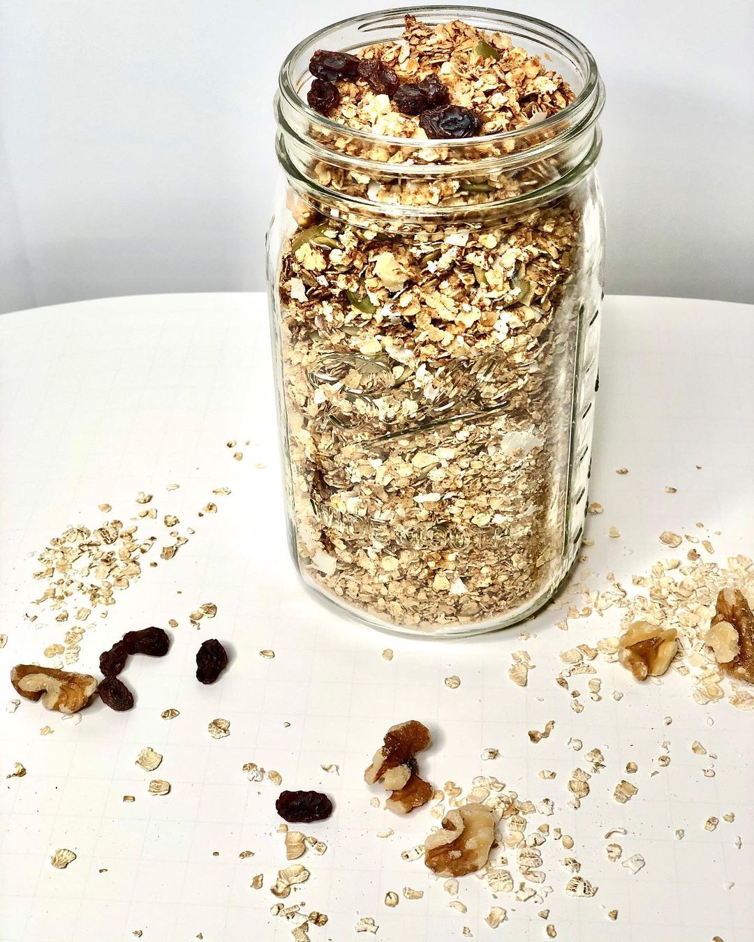 Homemade Low Sugar Cinnamon Granola