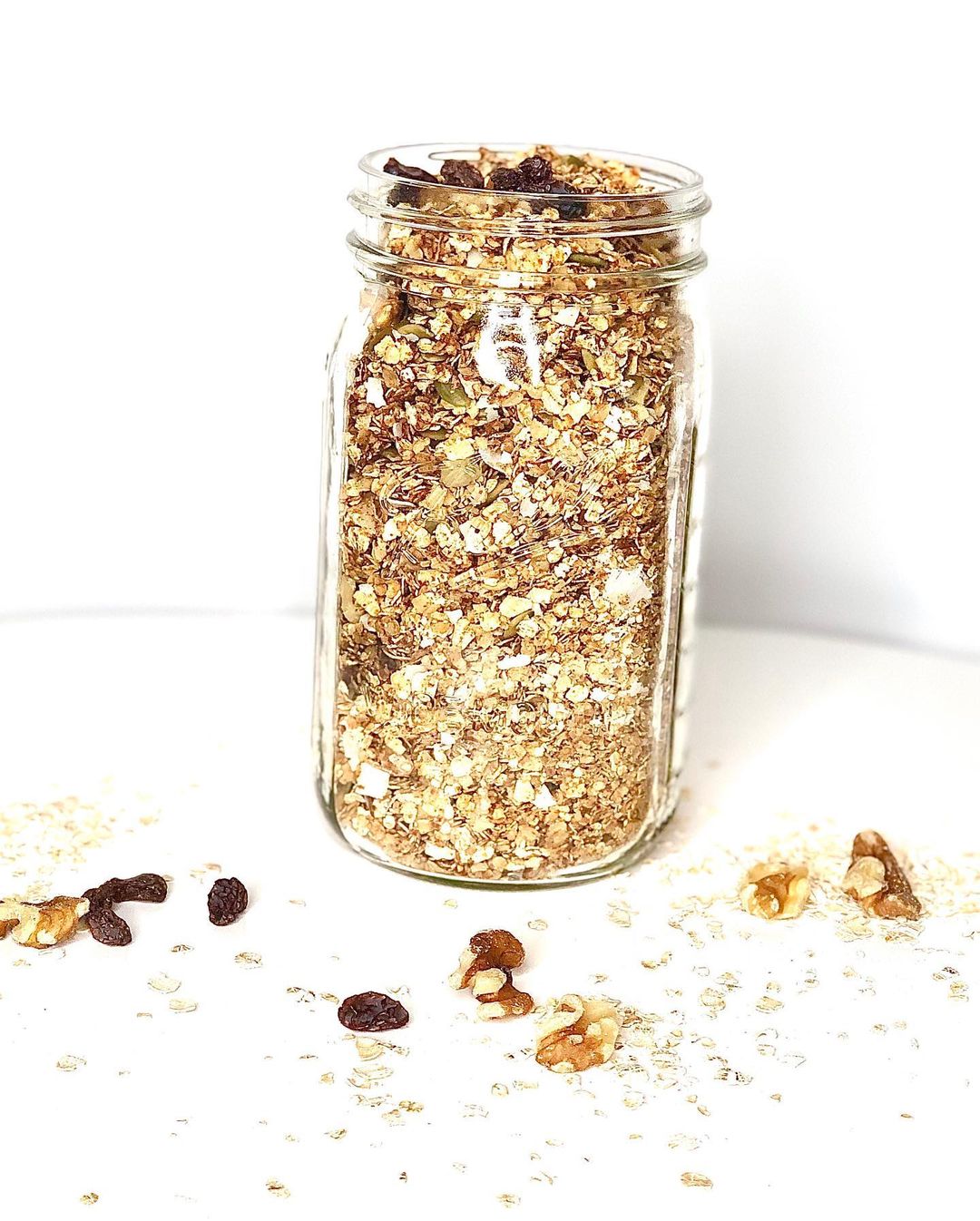 Homemade Low Sugar Cinnamon Granola