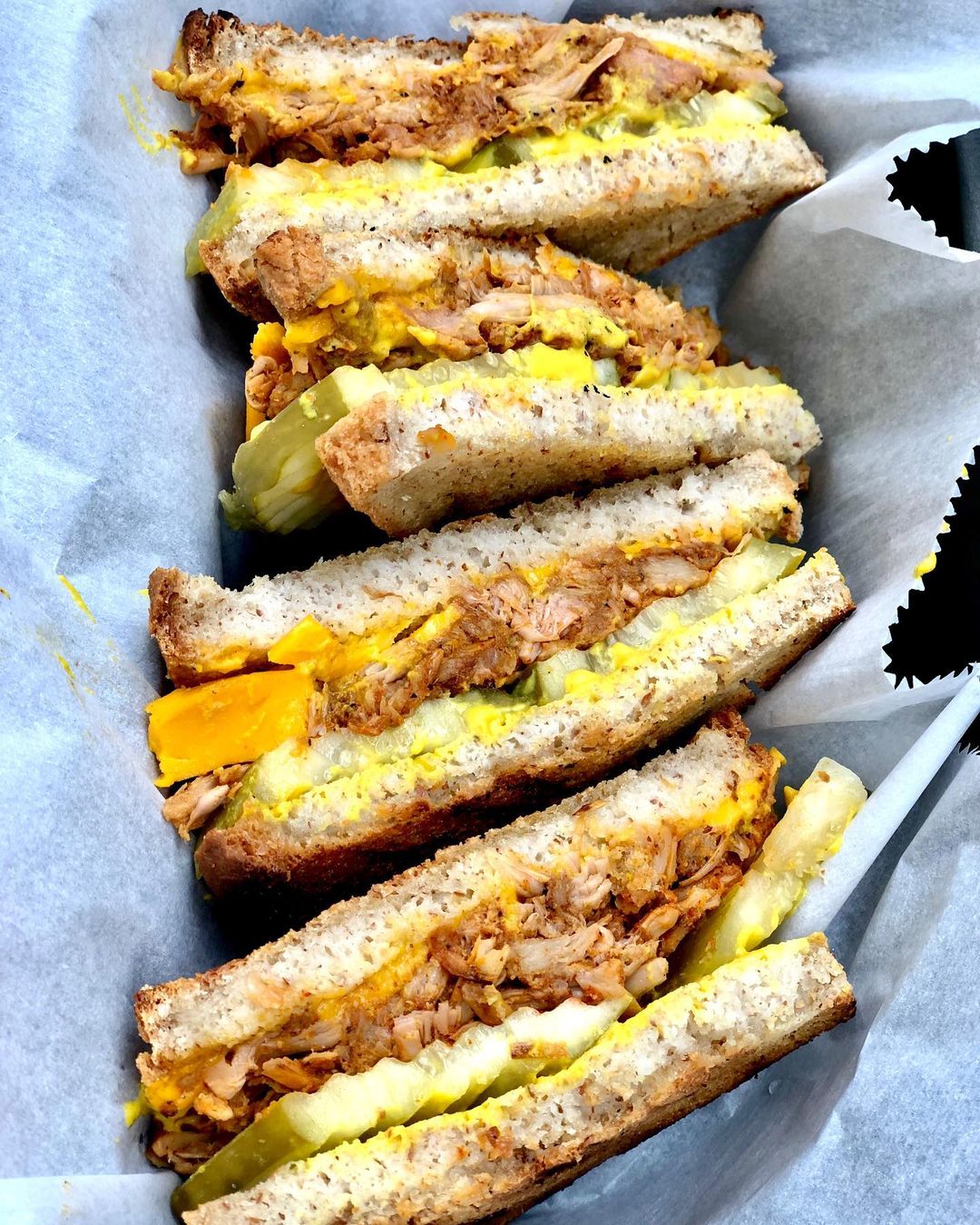 Grilled Vegan Cuban Sandwich with Jackfruit