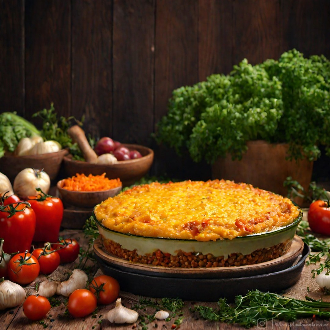 Vegan Lentil and Vegetable Shepherd's Pie
