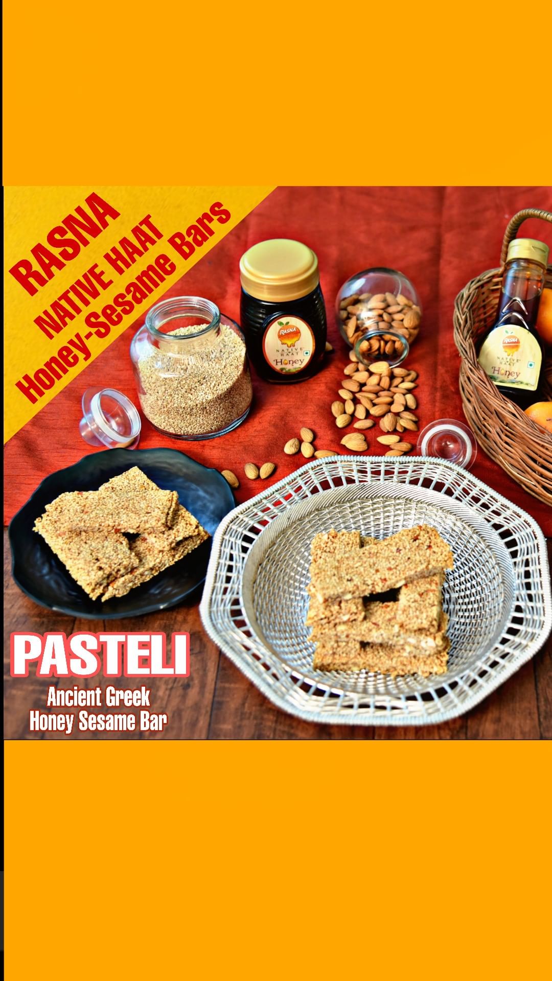 Toasted Sesame and Honey Nut Bar