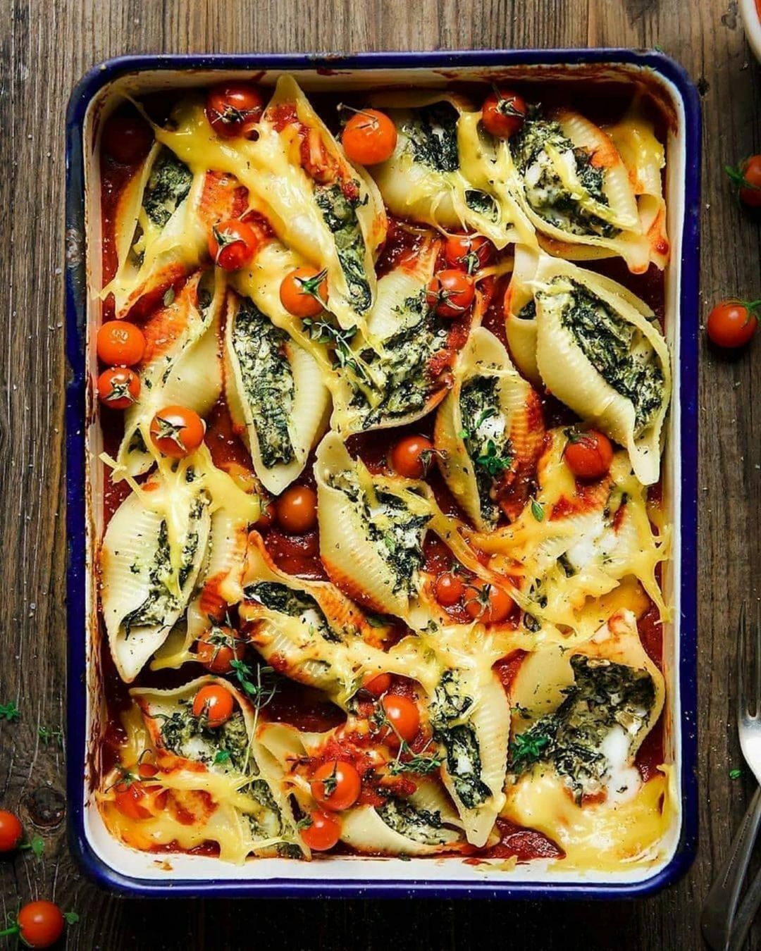 Vegan Spinach and Feta Pasta Bake