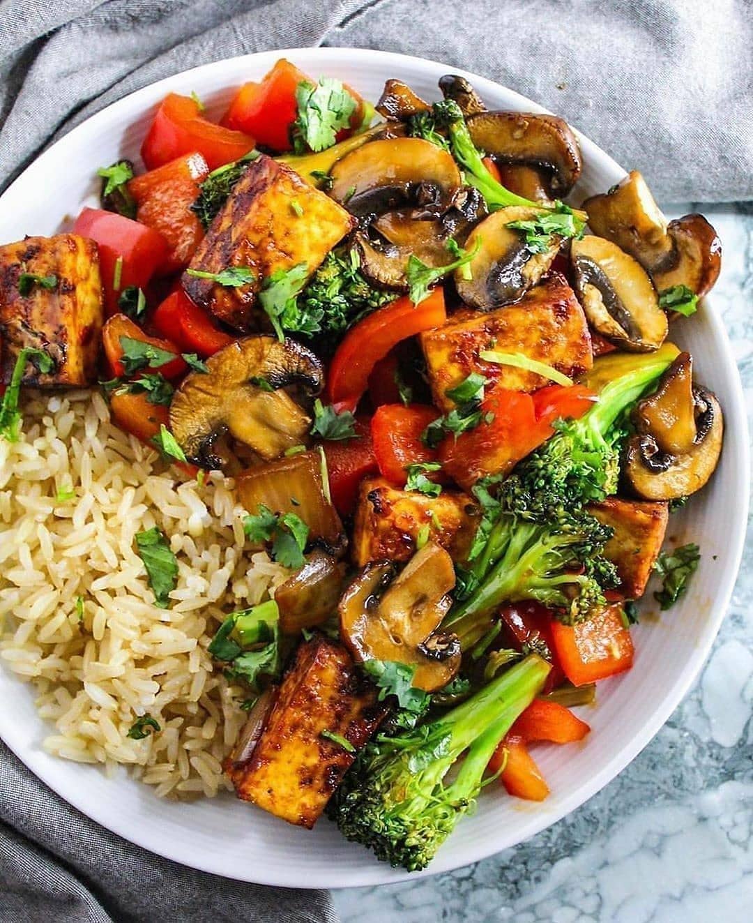 Veggie Stir-Fry with Tofu