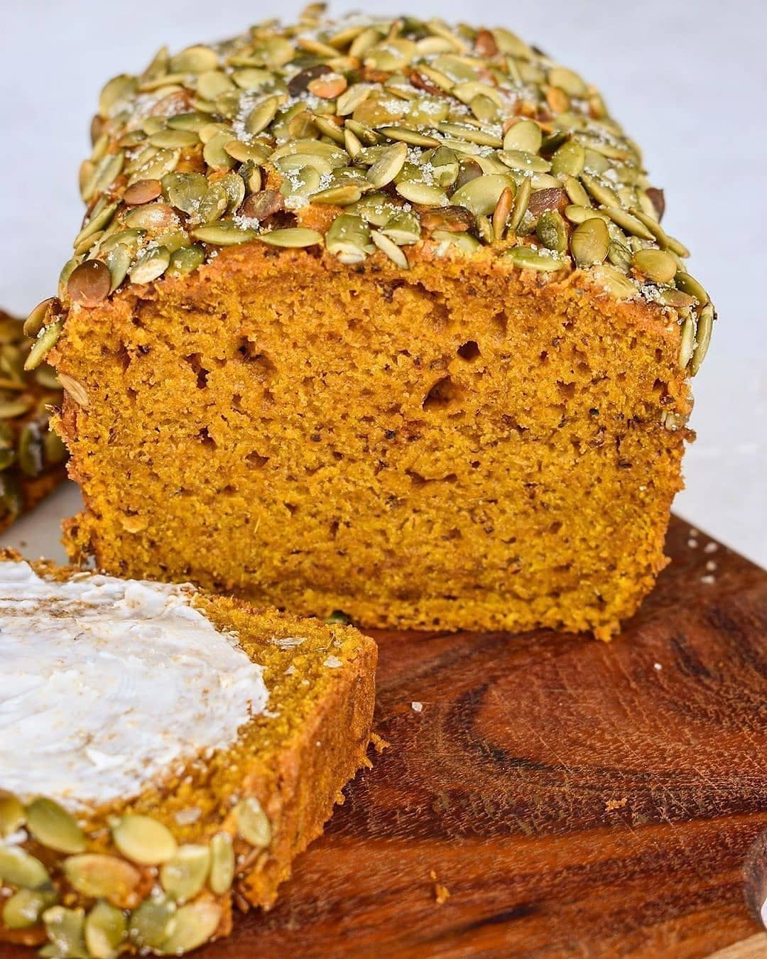 Vegan Pumpkin Bread with Maple Butter