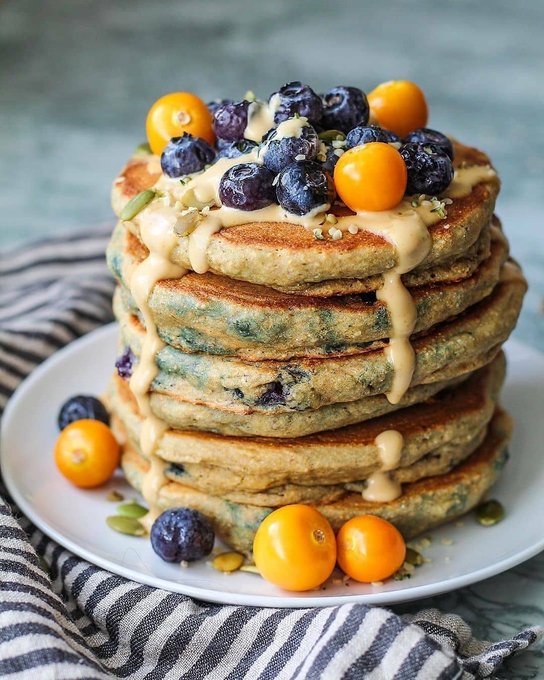 Fluffiest Whole Grain Pancakes