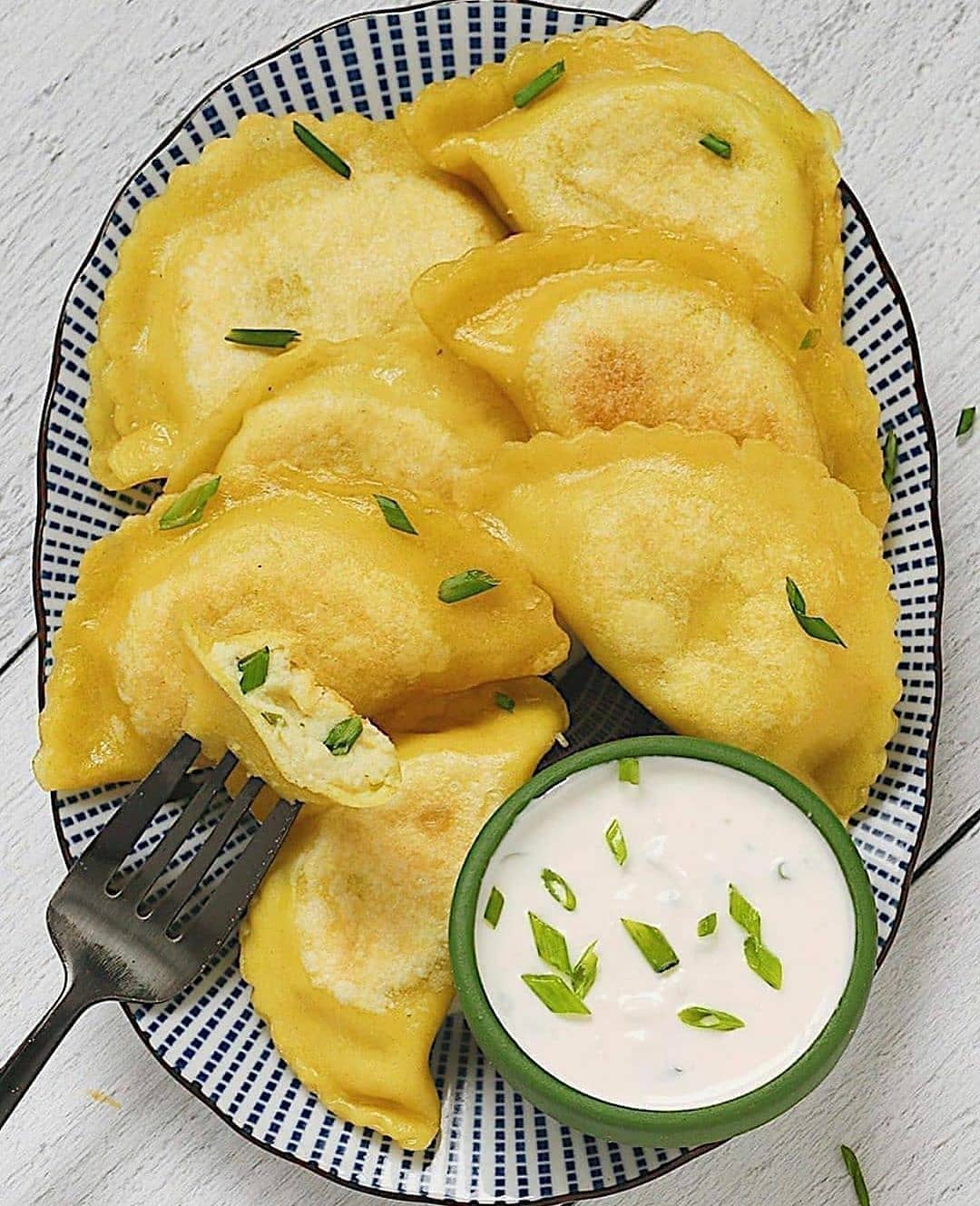 Vegan Cauliflower Mash Pierogi
