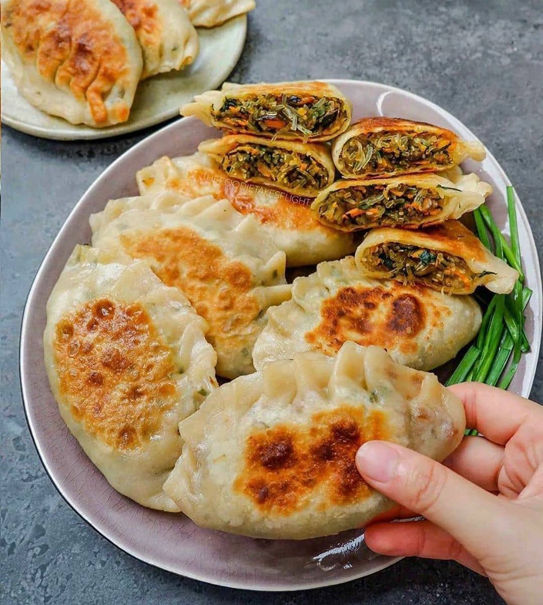 Vegan Chinese Chive Pies