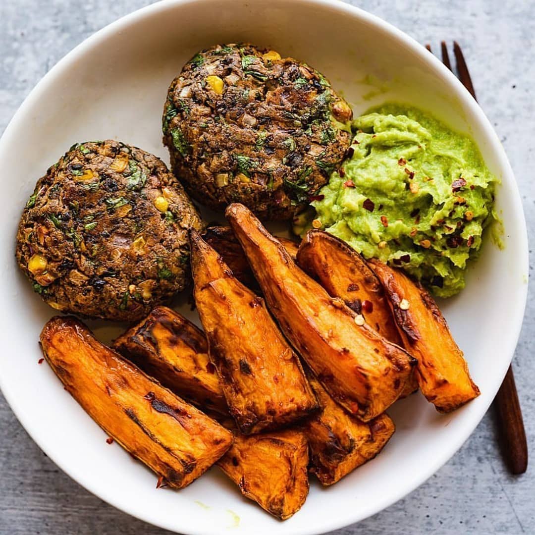 Gluten-Free Black Bean and Corn Burgers