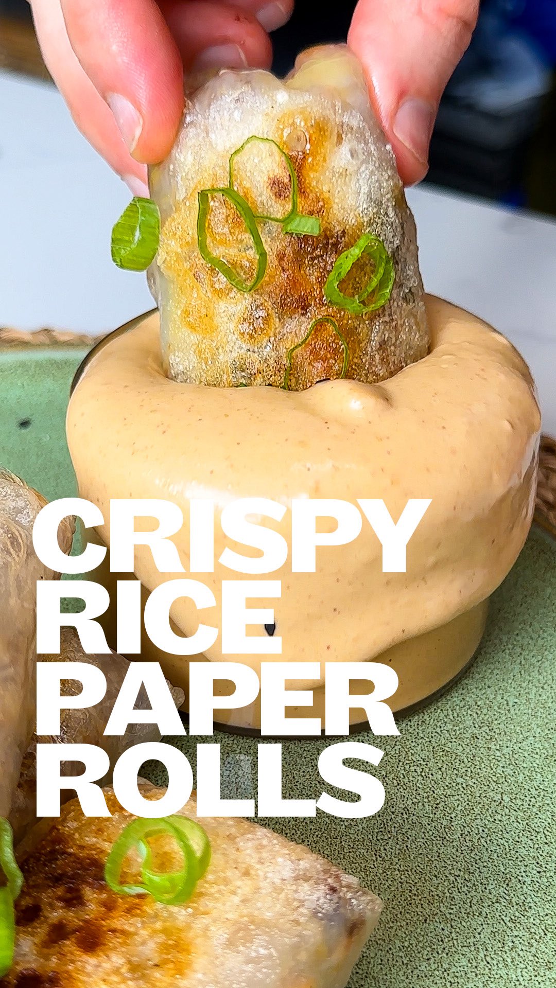 Crispy Tofu Rice Paper Rolls