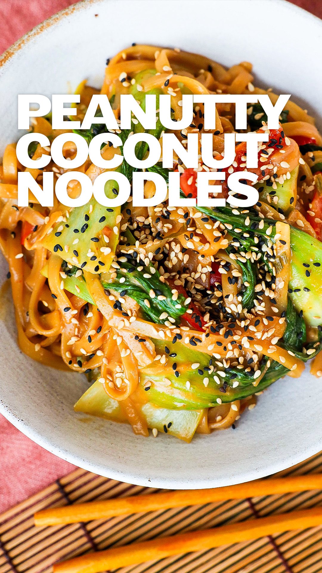 Quick Peanutty Coconut Noodle Stir-Fry