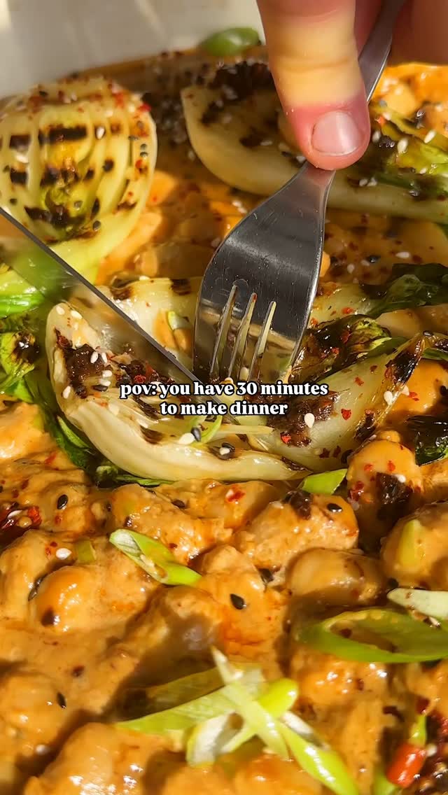 Quick Sesame Peanut Beans Dinner