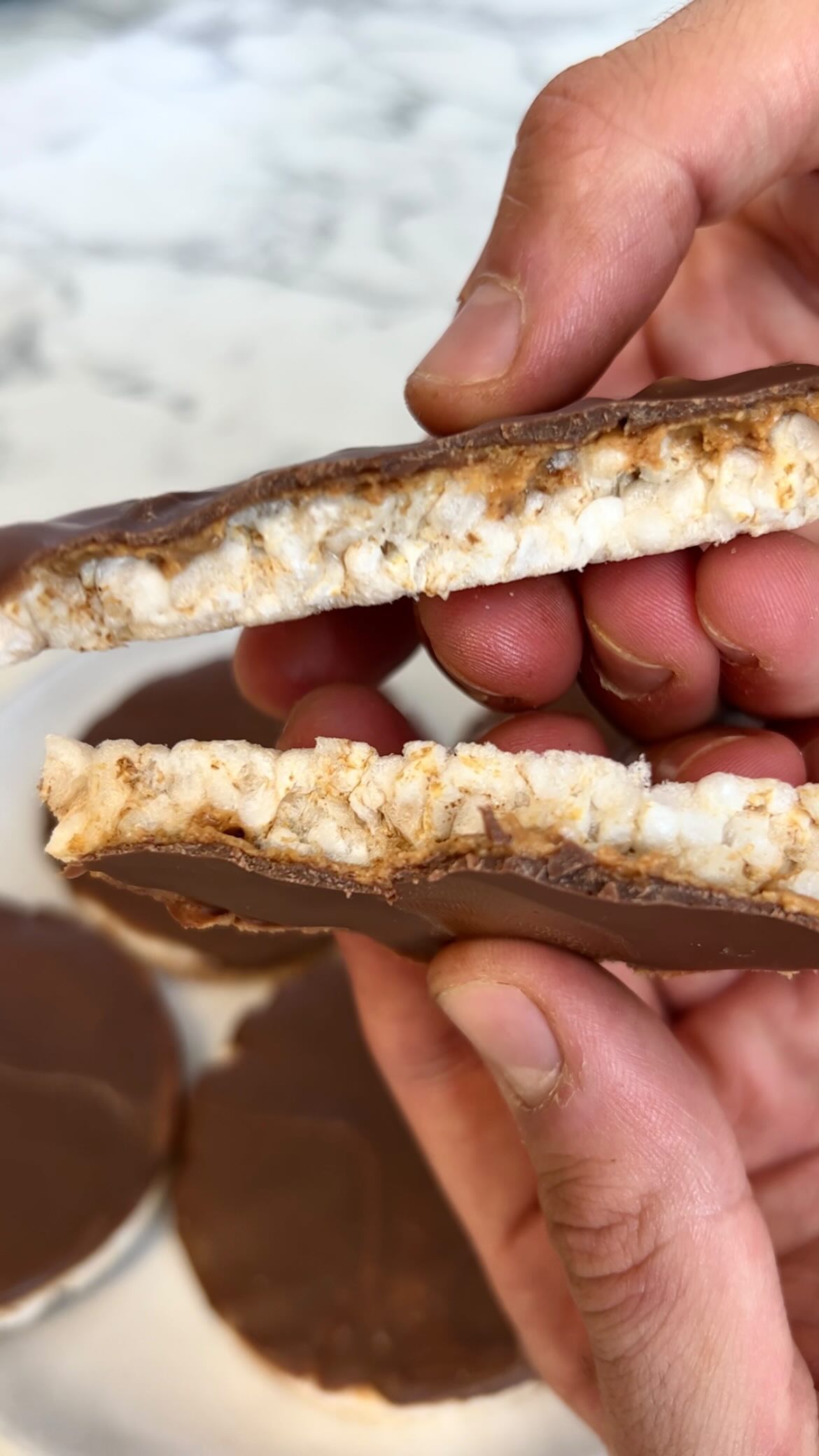 Giant Almond Butter Rice Cakes