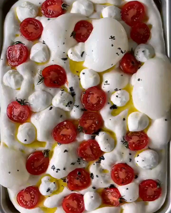Simple Sourdough Focaccia Bread Making
