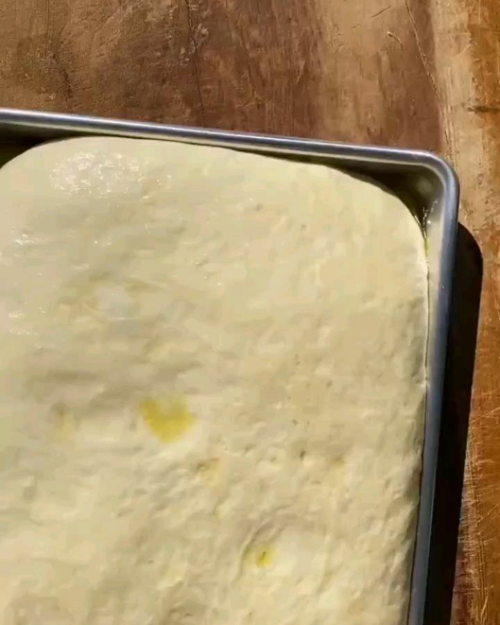 Simple Sourdough Focaccia Bread Making