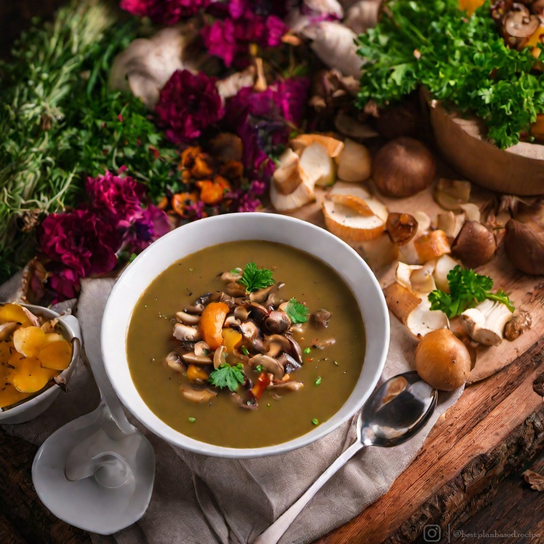 Creamy Vegan Mushroom Soup