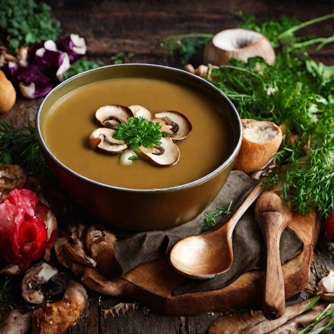 Creamy Vegan Mushroom Soup