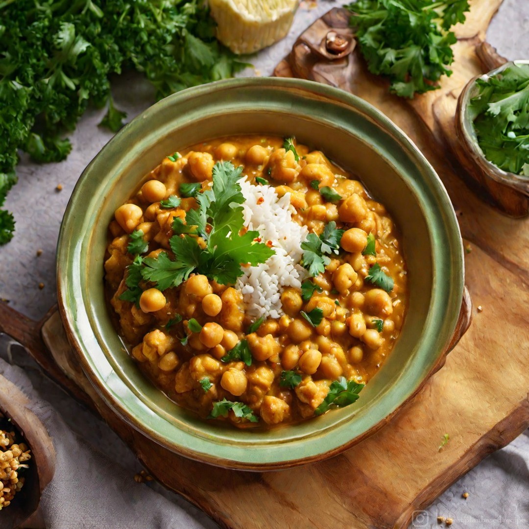 Vegan Cauliflower and Chickpea Curry