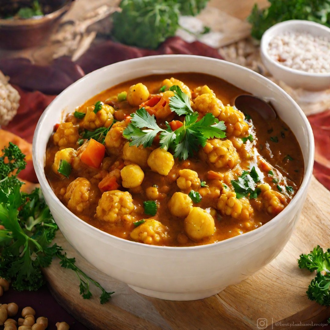 Vegan Cauliflower and Chickpea Curry