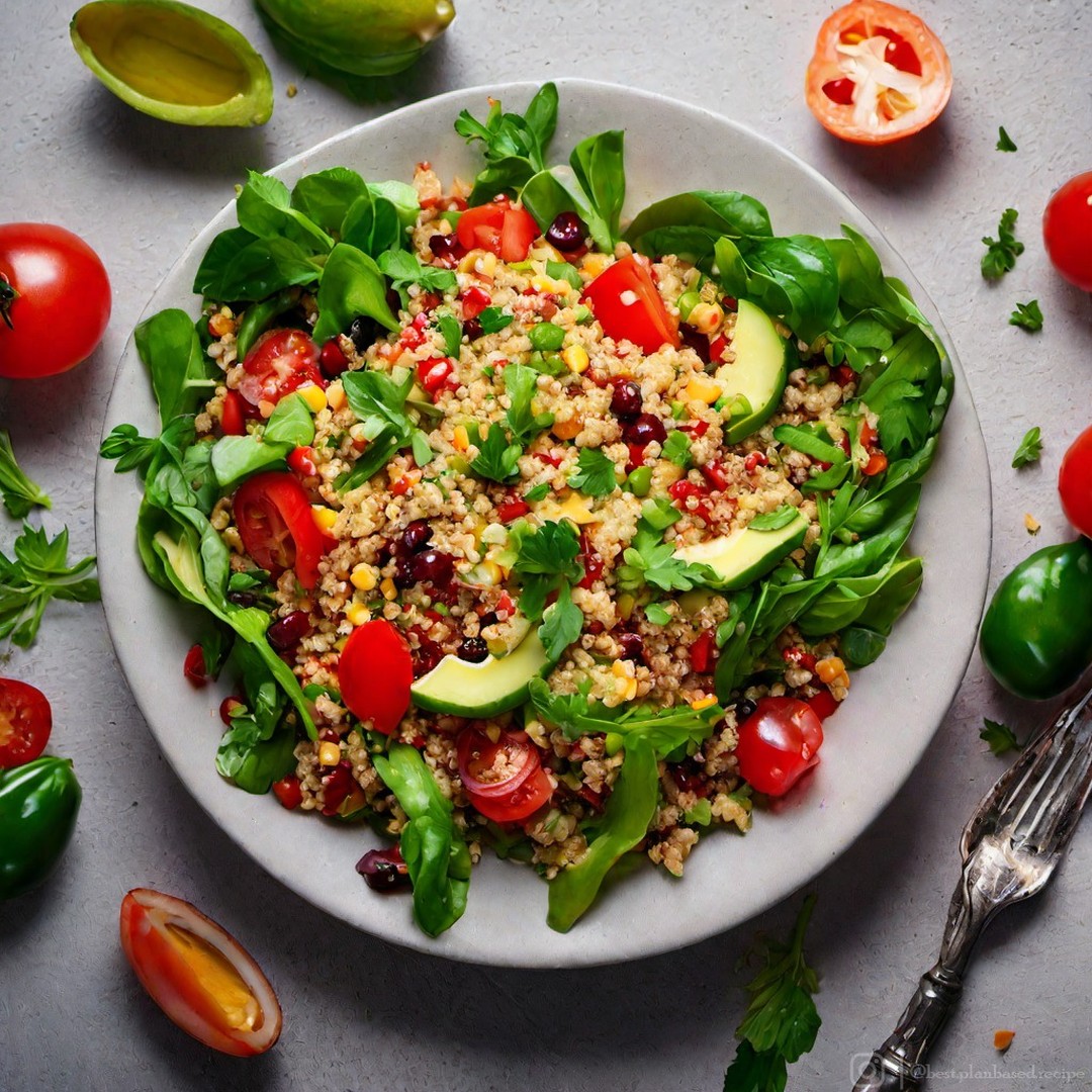 Vegan Mediterranean Quinoa Salad