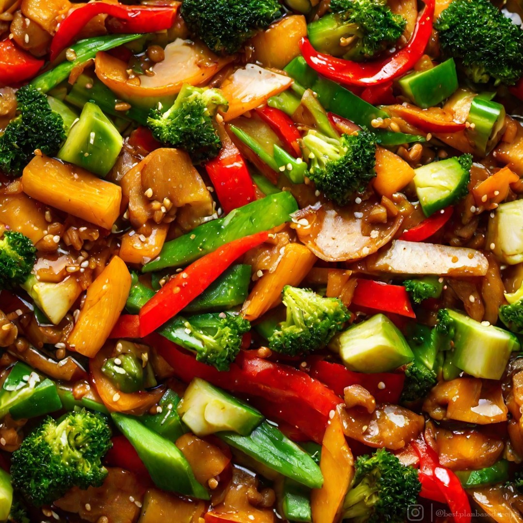 Vegan Teriyaki Vegetable Stir-Fry