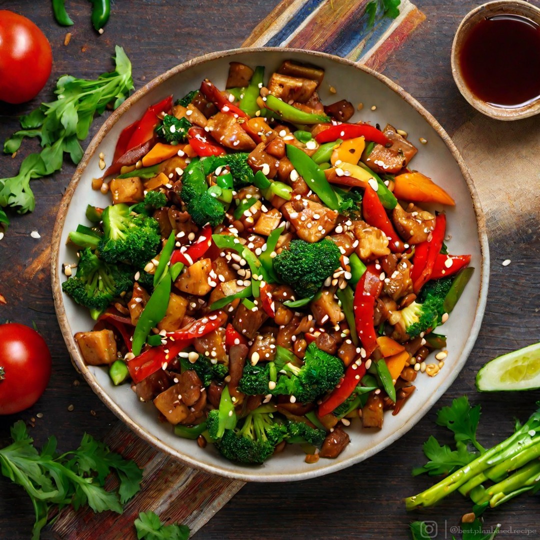 Vegan Teriyaki Vegetable Stir-Fry