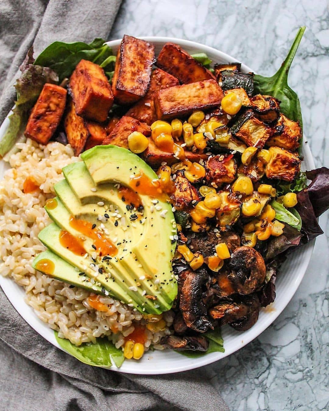 Baked Savory Sweet Tofu