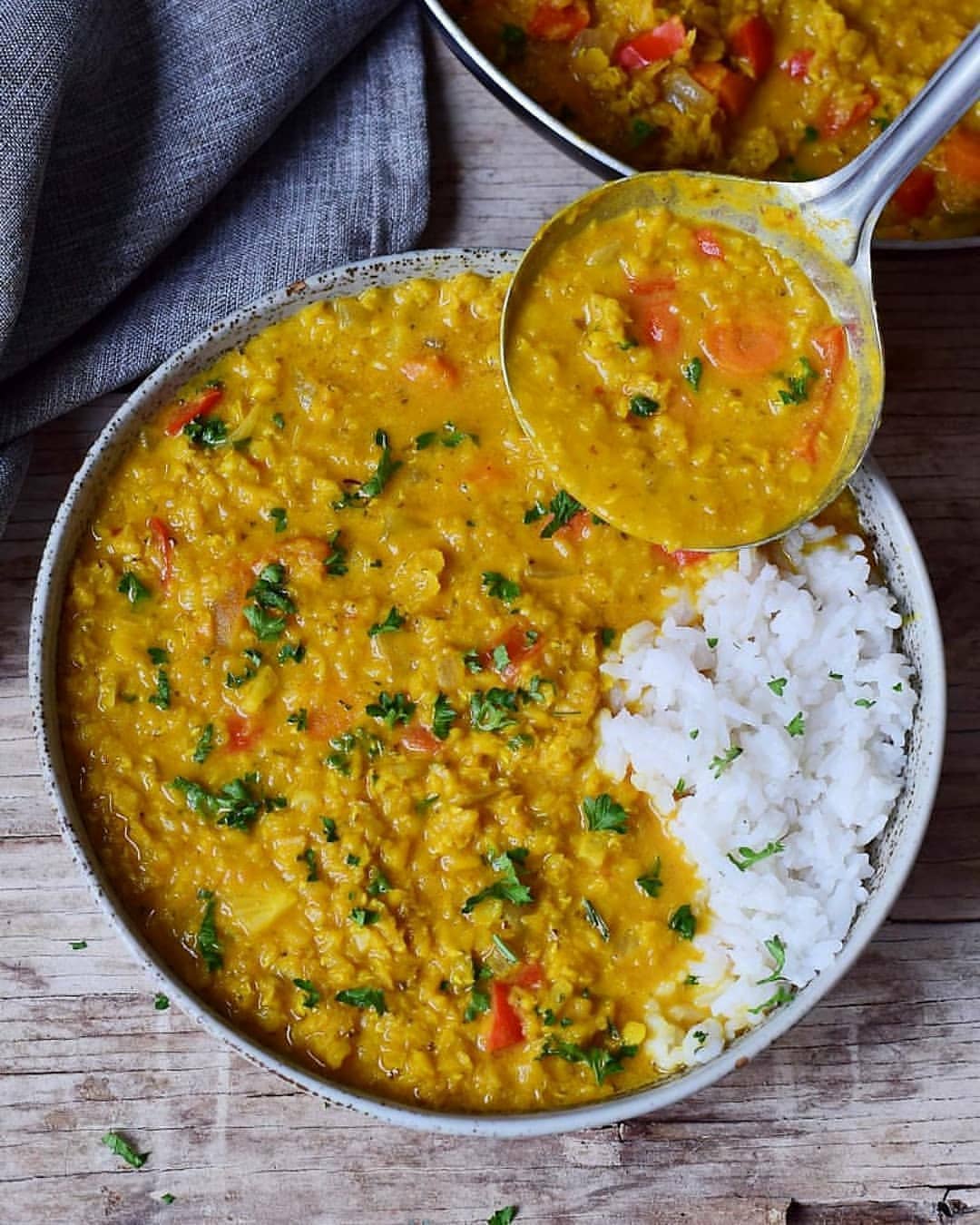 Spiced Indian Red Lentil Dahl