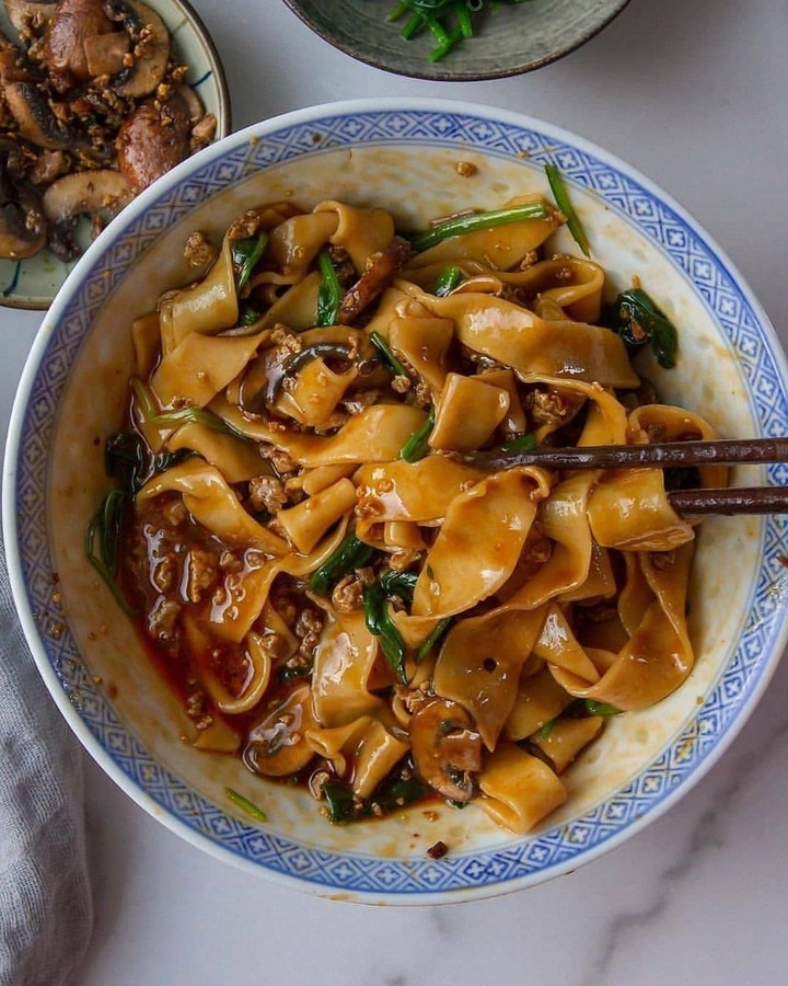 Saucy Homemade Noodle Bowl