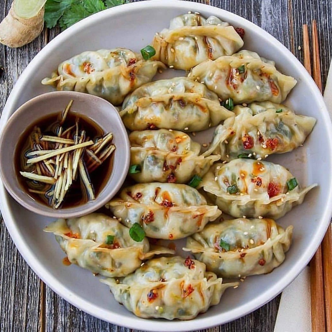 Tofu Bok Choy Potstickers
