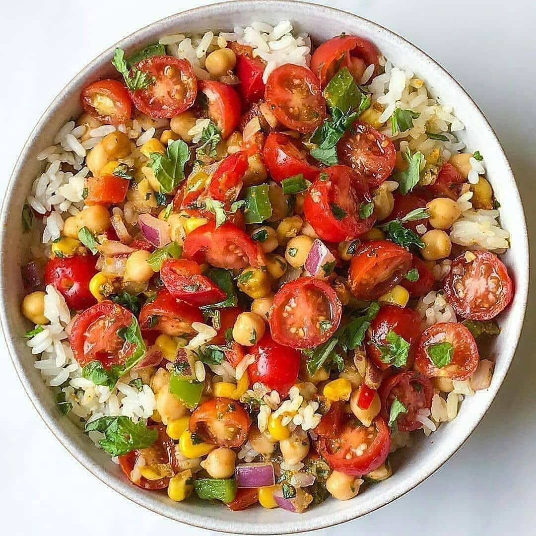 Smoky and Spicy Fiesta Rice Salad