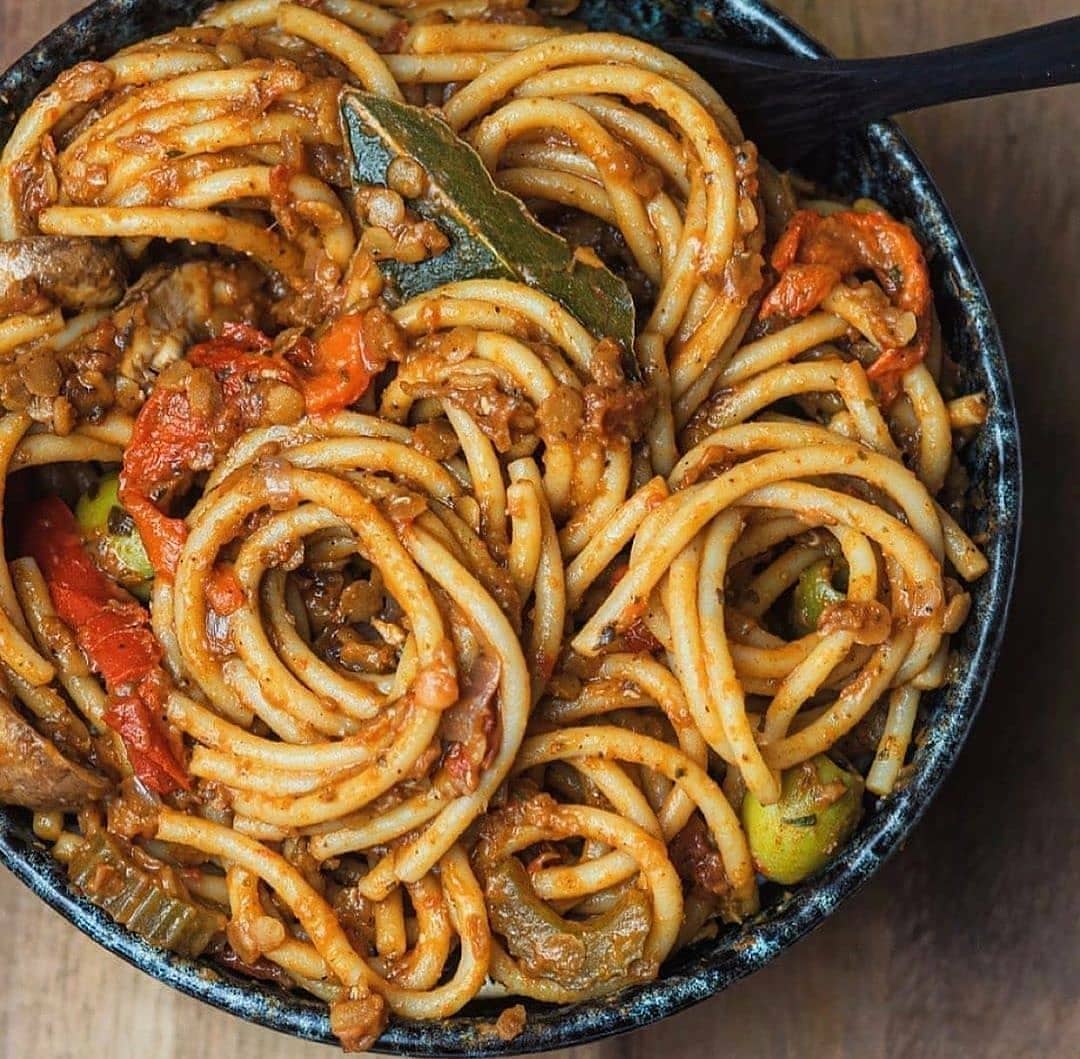 Homemade Vegan Lentil Bolognese