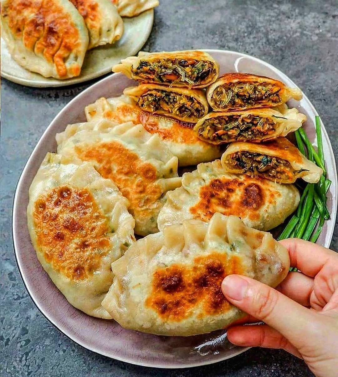 Vegan Chinese Chive Pies