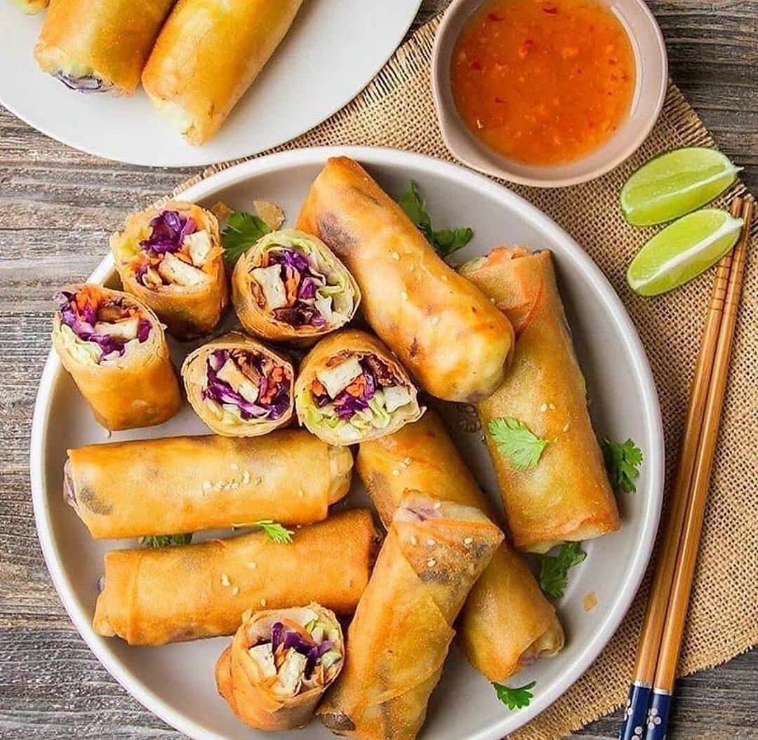Crispy Veggie Spring Rolls