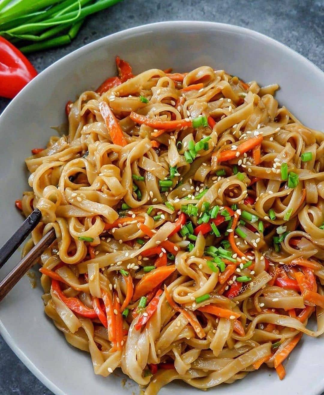 Stir-Fried Peanut Sesame Noodles
