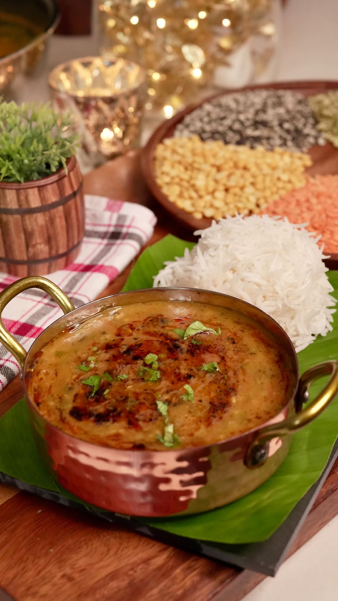 Spiced Rajastani Five-Lentil Dal