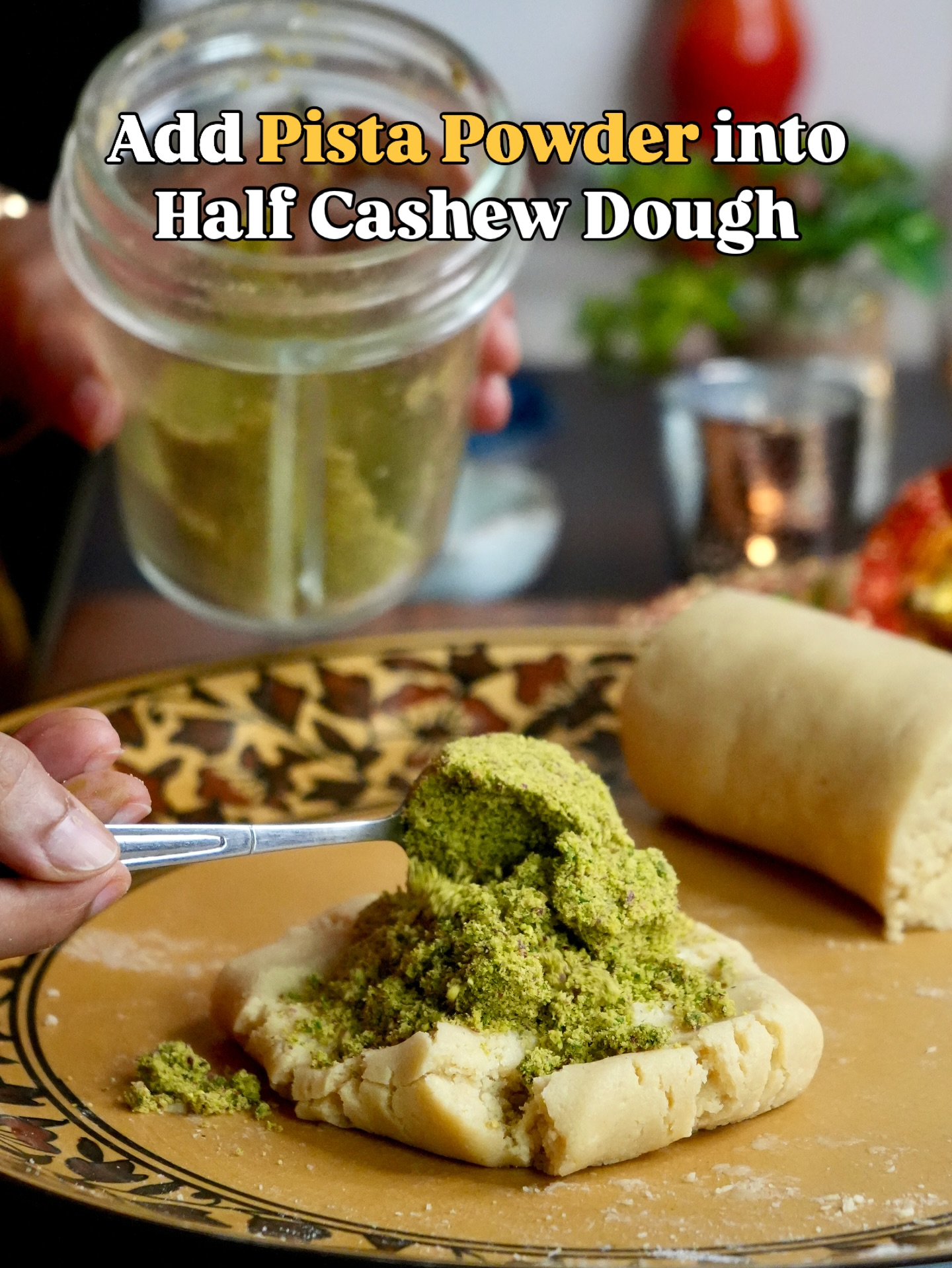 Janmashtami Special Fireless Cashew Pistachio Peda