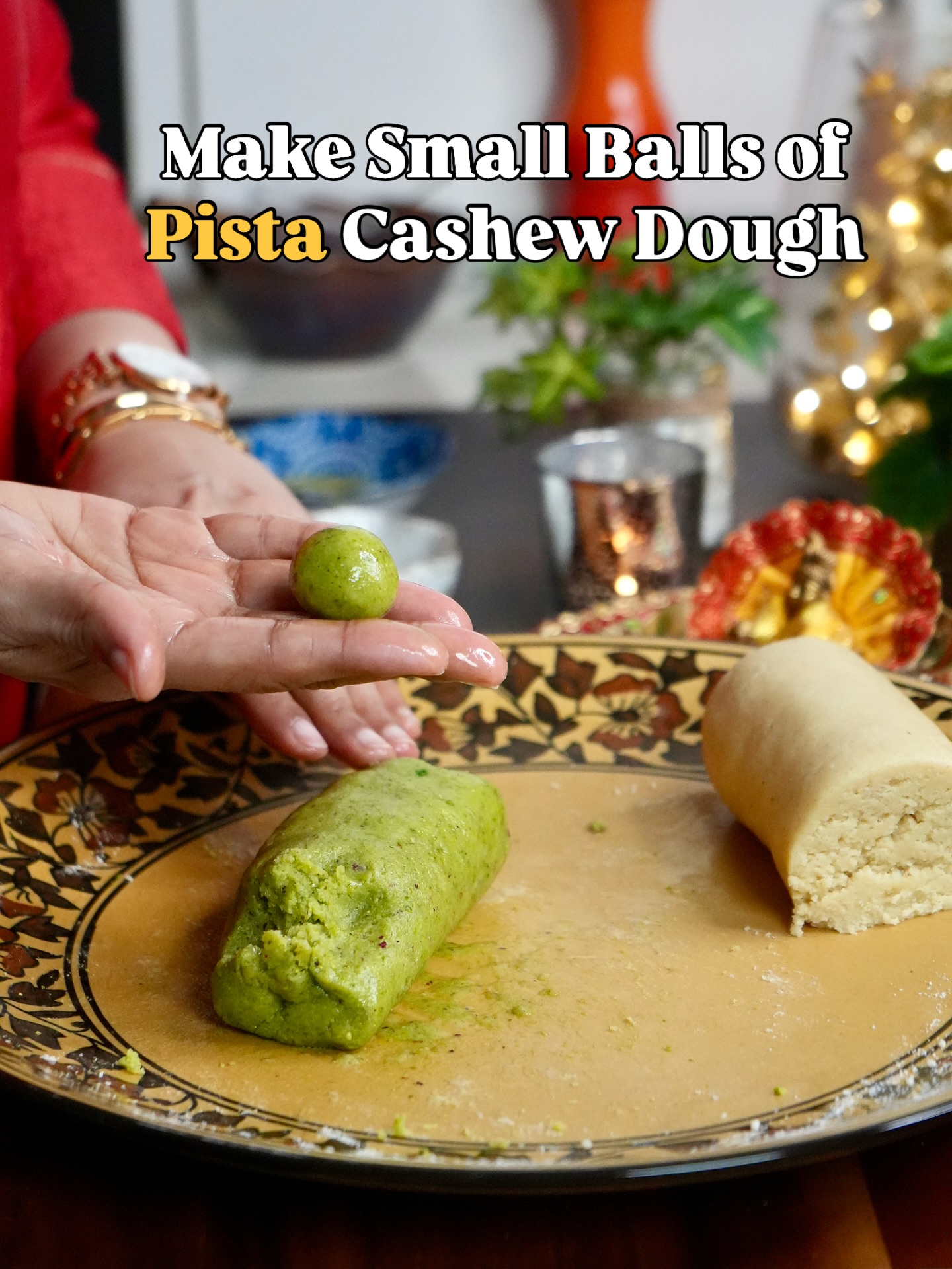 Janmashtami Special Fireless Cashew Pistachio Peda