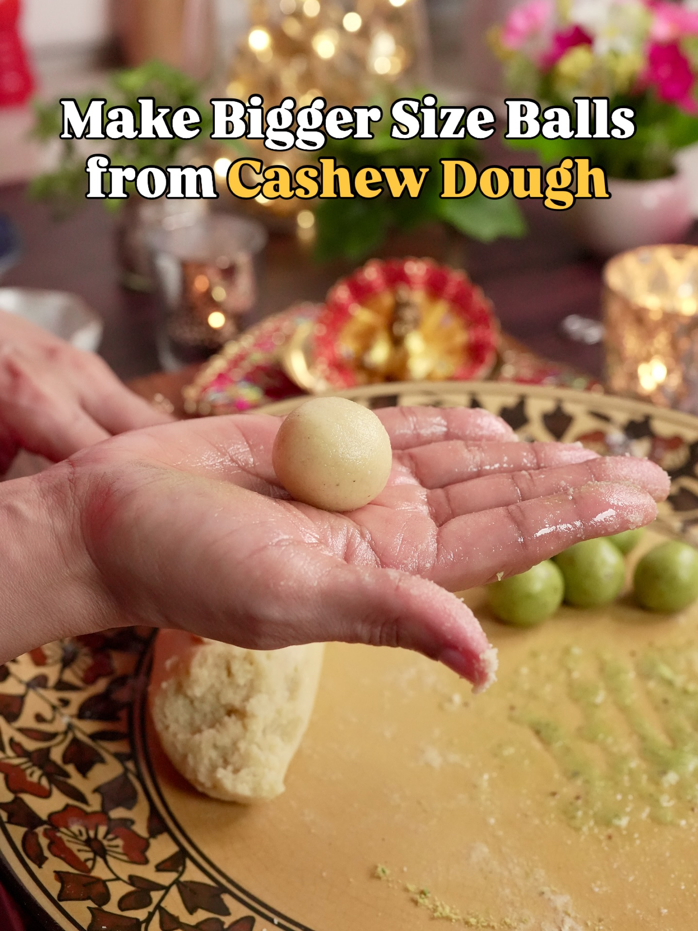 Janmashtami Special Fireless Cashew Pistachio Peda