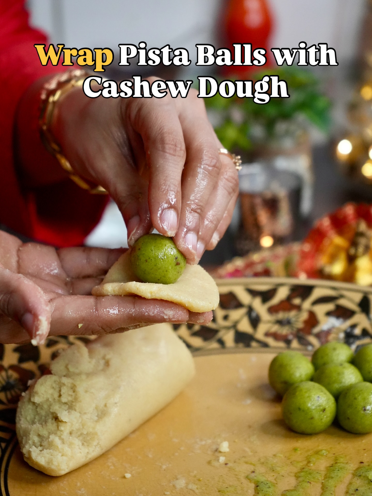 Janmashtami Special Fireless Cashew Pistachio Peda
