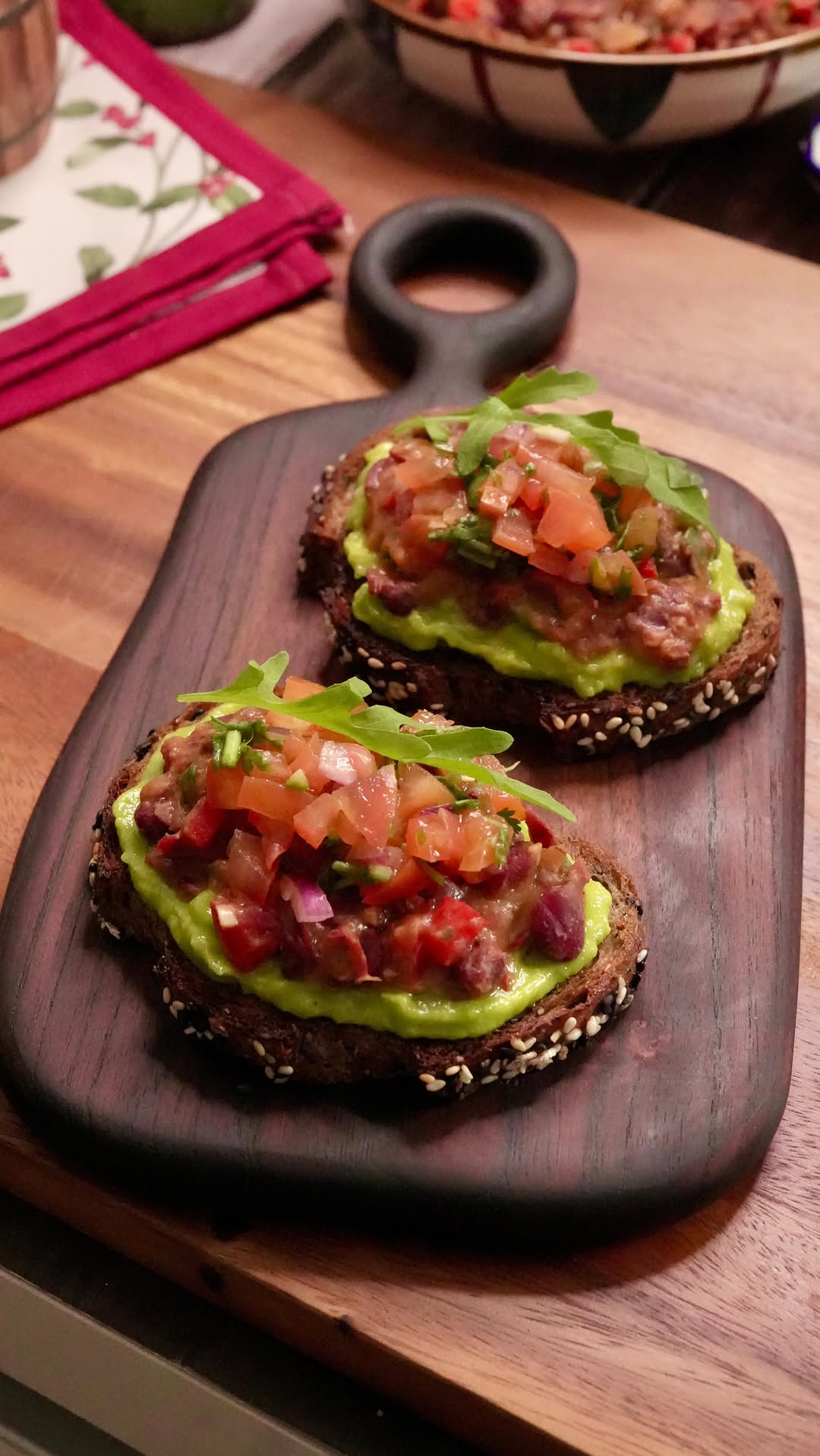 Protein-Rich Avocado Beans Toast