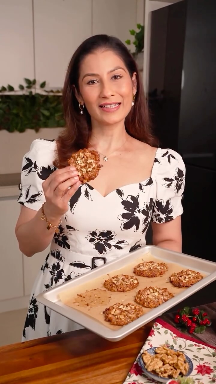 Guilt-Free Apple Walnut Cookies