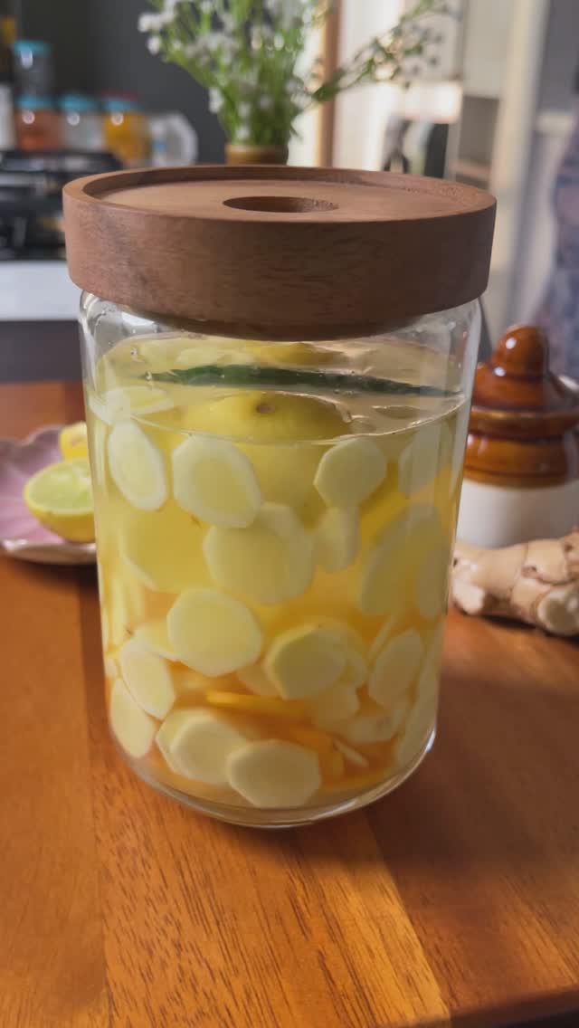 Pickled Turmeric with Lemon and Chili
