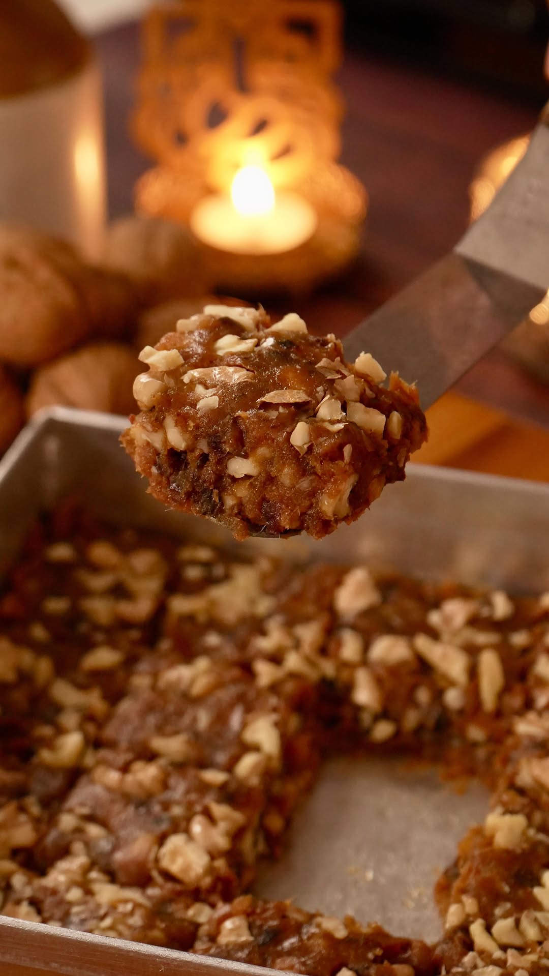 No Sugar Walnut Dates Barfi