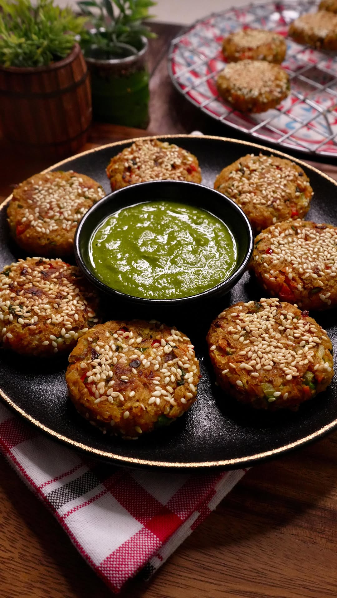 Oats and Vegetable Tikki