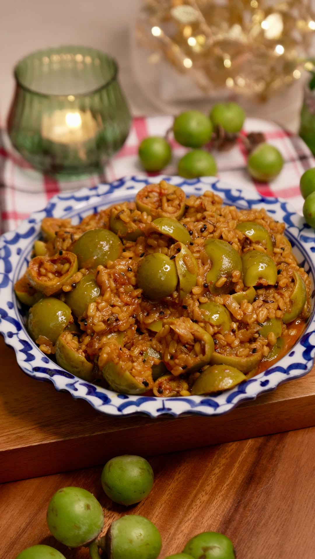 Traditional Rajasthani Gunda Methi Vegetable Dish