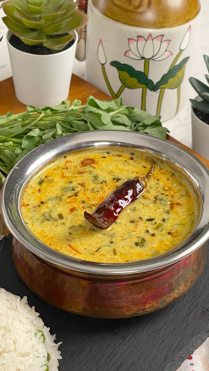 Gujarati Methi Kadhi with Fenugreek