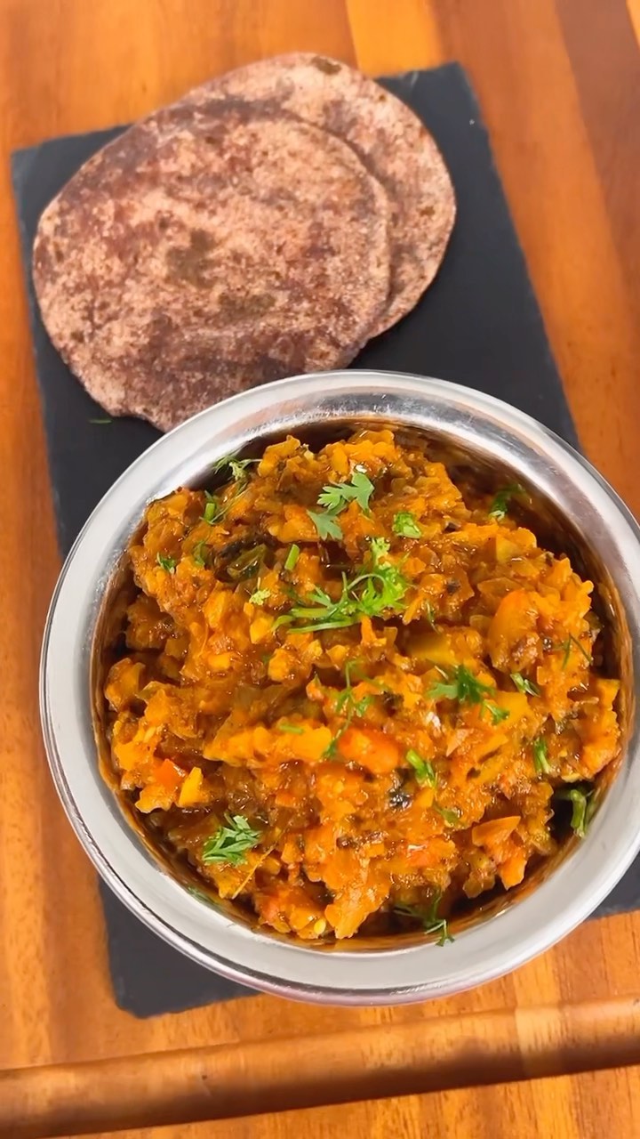 Indian Bottle Gourd Bharta Dish