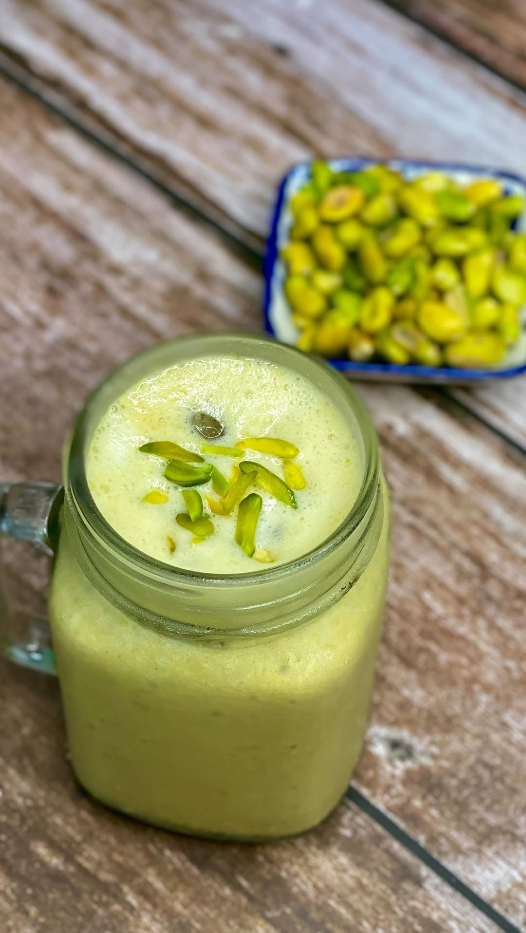 No-Sugar Dairy-Free Kesar Pista Smoothie
