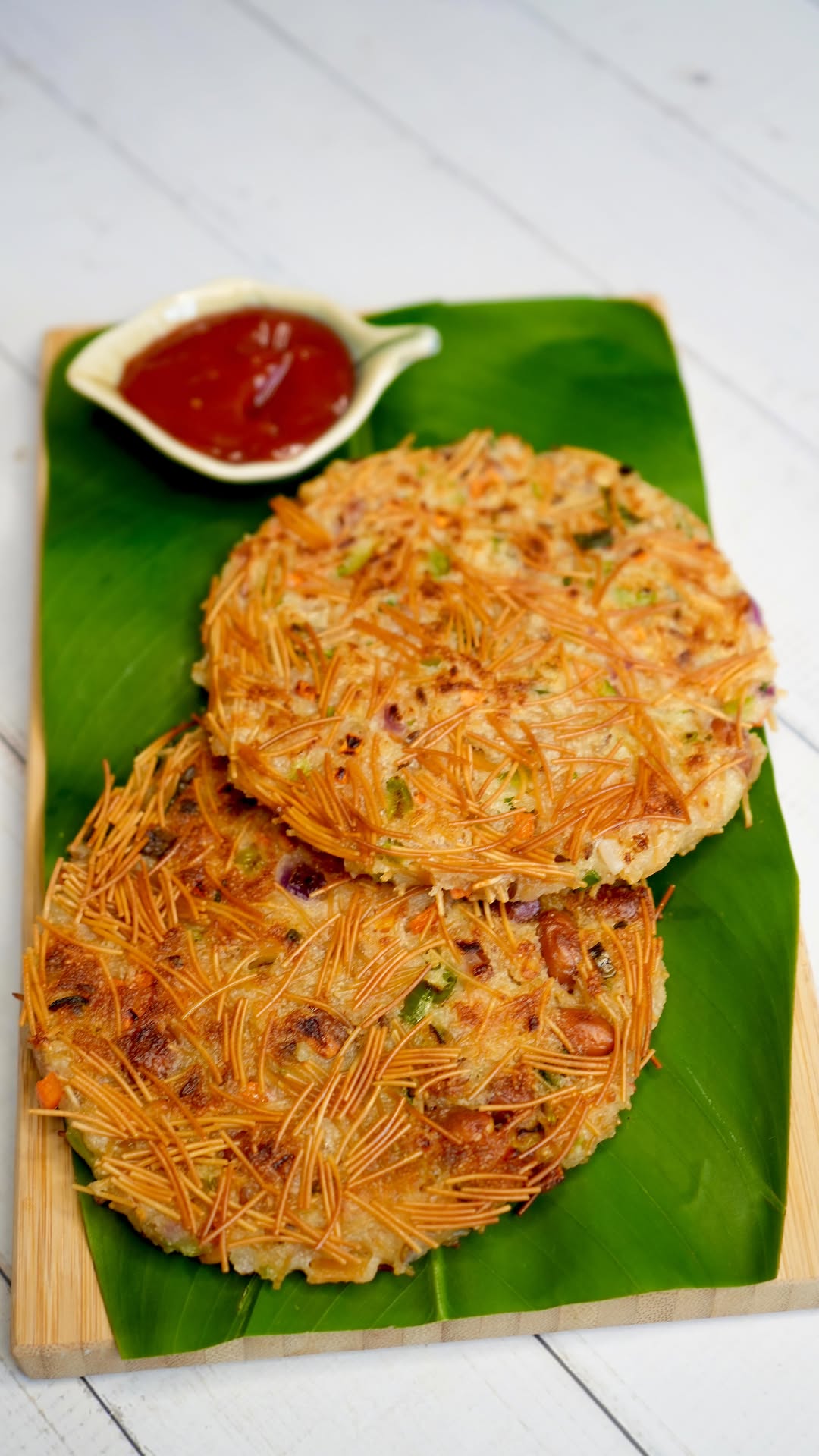 Savory Vermicelli Vegetable Pancakes
