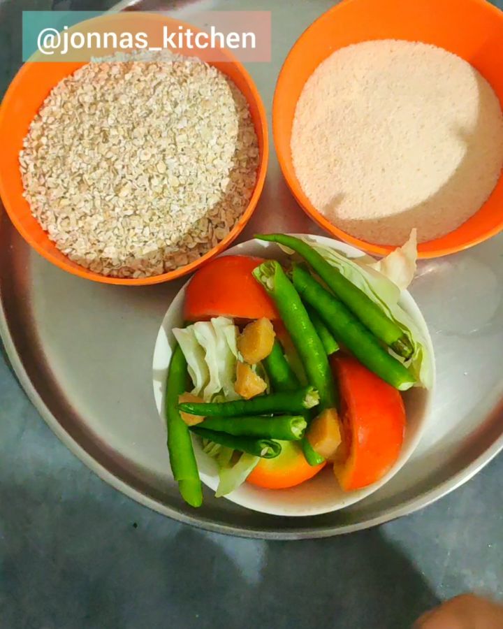 Instant Cabbage Tomato Oats Dosa